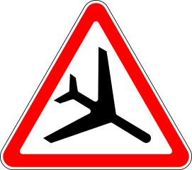Знак 1.30 Низколетящие самолёты
