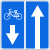 Знак 5.11.2 Дорога с полосой для велосипедистов