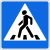 Знак 5.19.1 Пешеходный переход (устанавливается справа)