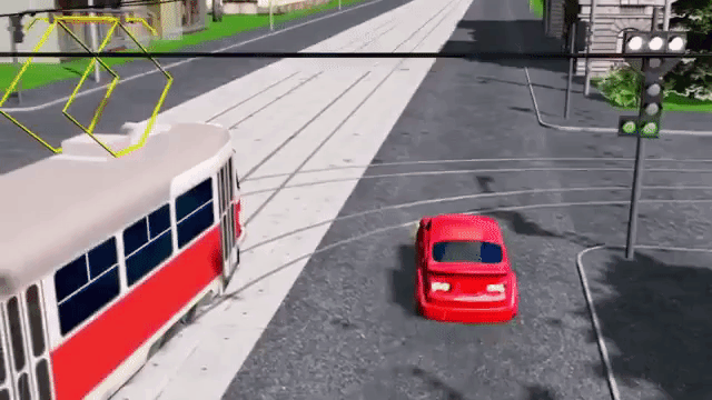 В каких случаях трамвай должен уступить дорогу